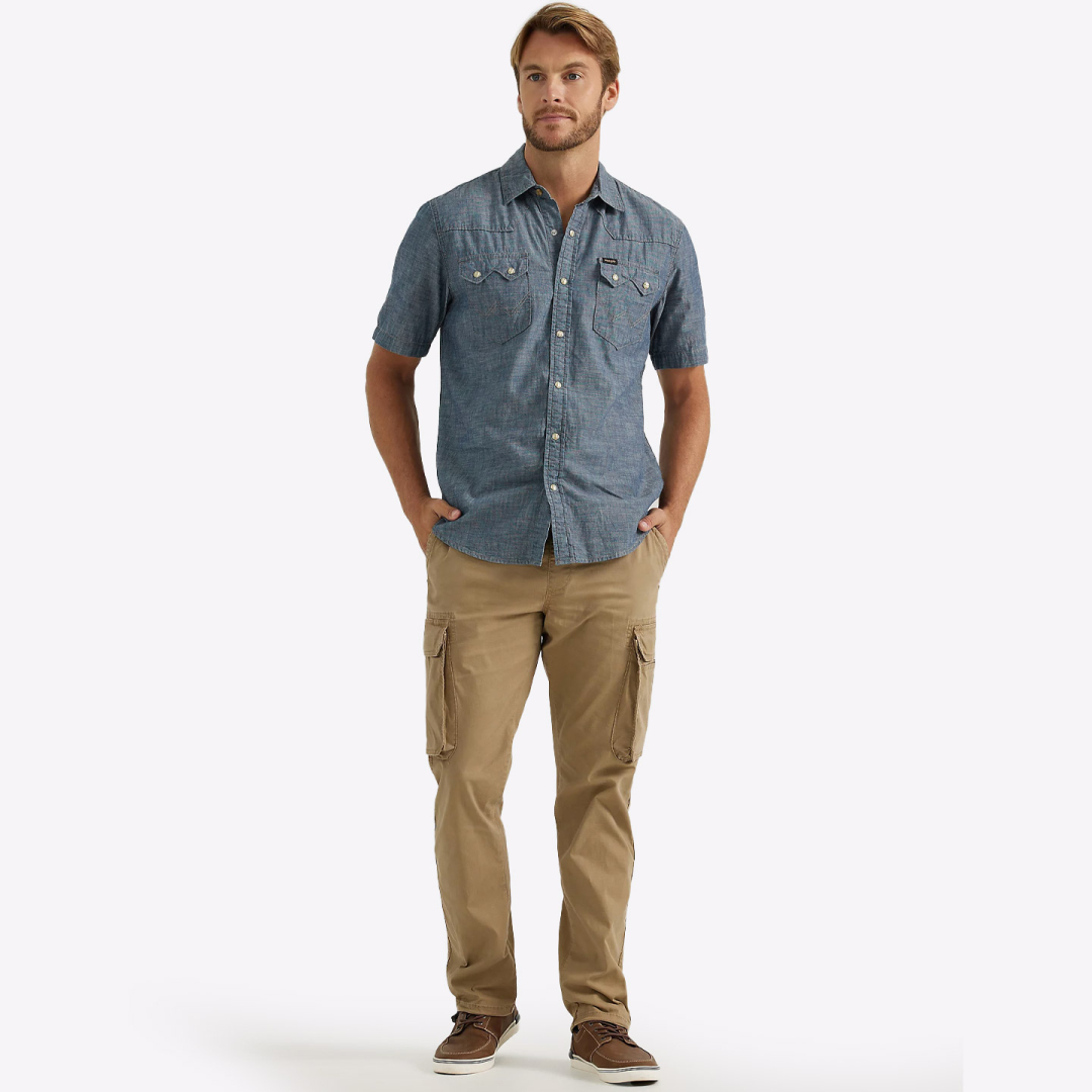 Рубашка джинсовая Wrangler Sawtooth Pocket