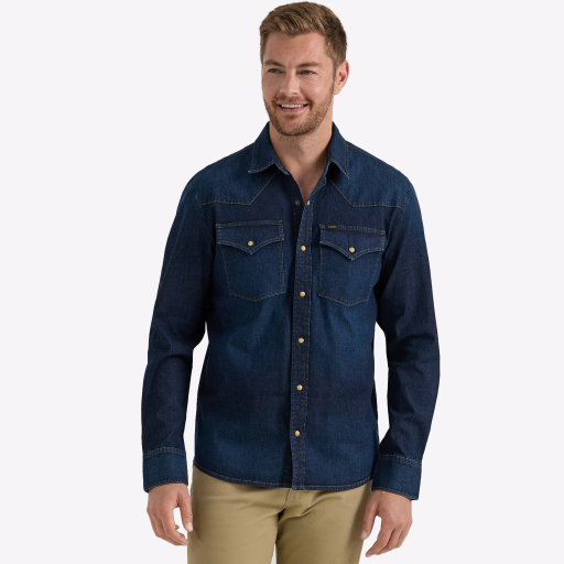 Рубашка джинсовая LEE Western