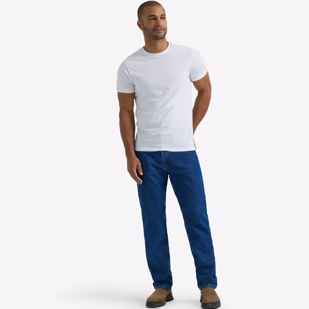 Джинсы мужские утепленные Lee Blue Matter