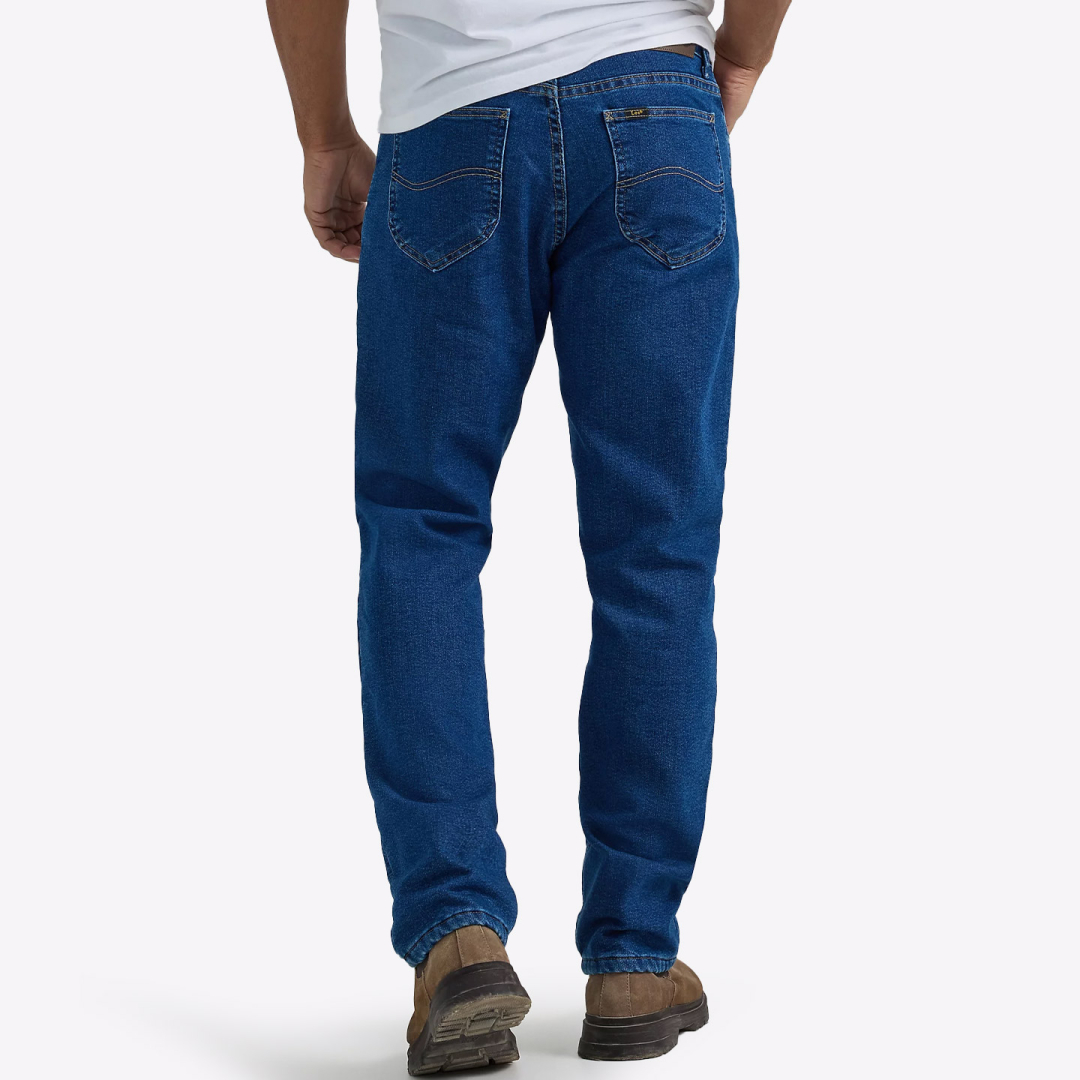 Джинсы мужские утепленные Lee Blue Matter
