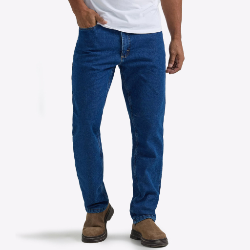 Джинсы мужские утепленные Lee Blue Matter