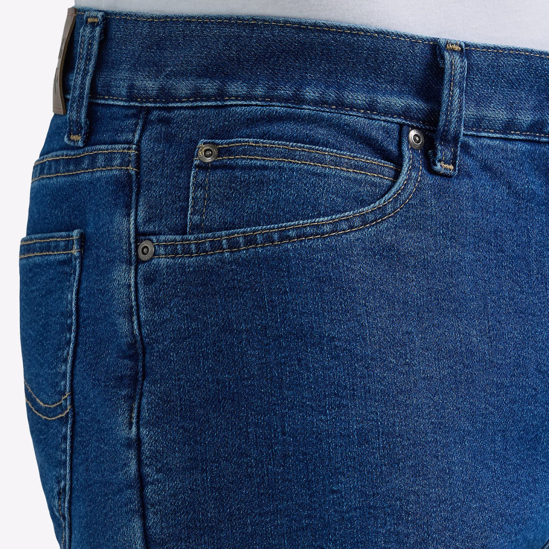 Джинсы мужские утепленные Lee Blue Matter