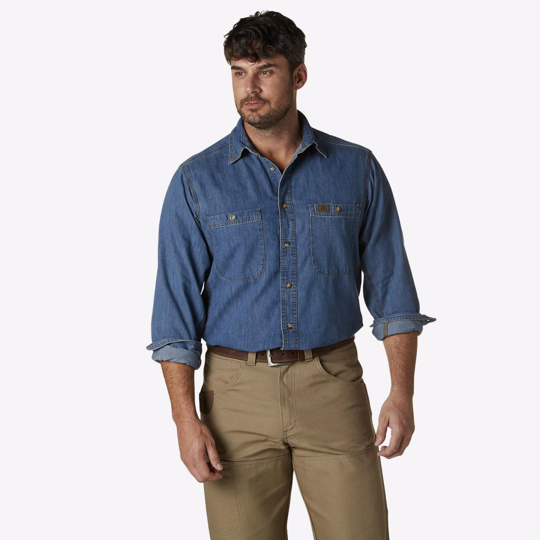 Рубашка джинсовая Wrangler Riggs