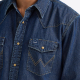 Рубашка джинсовая Wrangler Dark Wash Denim