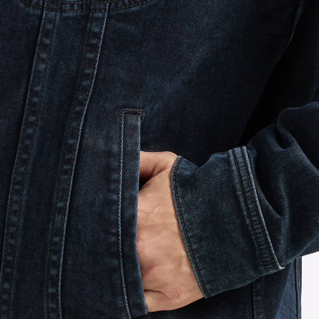 Куртка джинсовая LEE RIDER  BLACK & BLUE