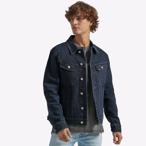 Куртка джинсовая LEE RIDER  BLACK &amp; BLUE