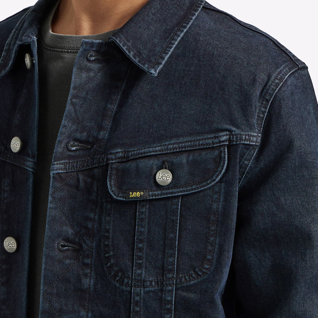Куртка джинсовая LEE RIDER  BLACK & BLUE