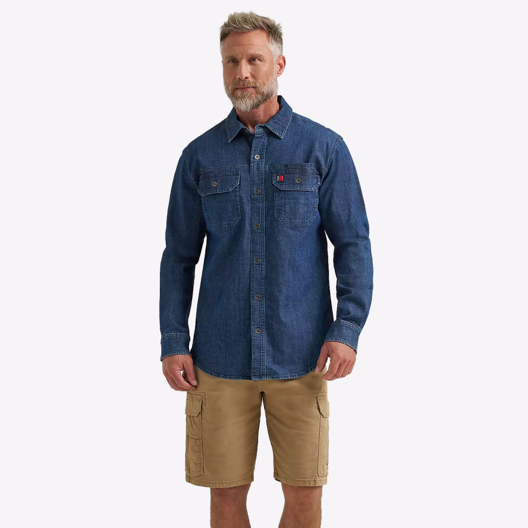 Рубашка джинсовая Wrangler Riggs Workwear