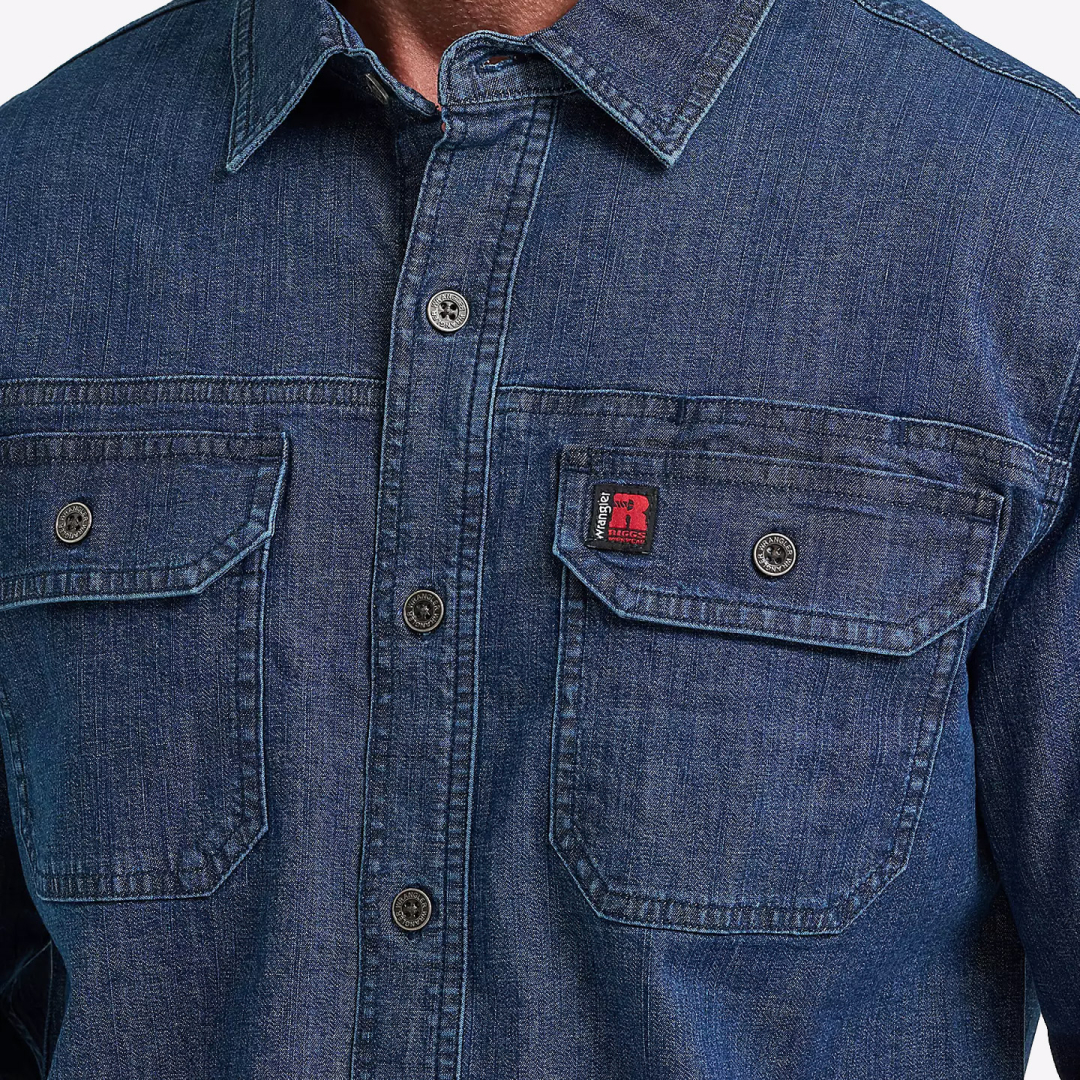 Рубашка джинсовая Wrangler Riggs Workwear