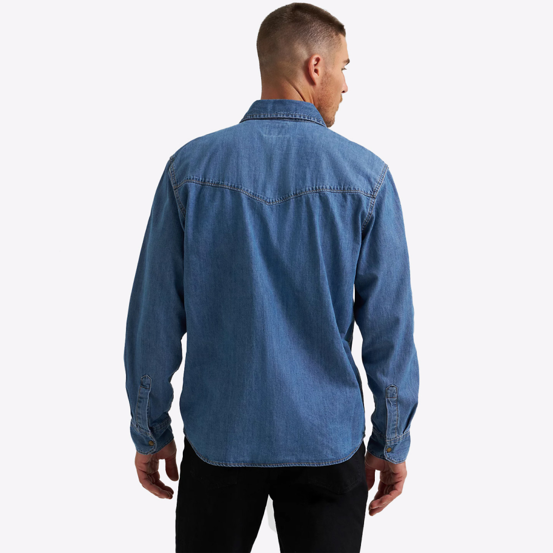 Рубашка джинсовая Wrangler Western Mid Tint