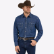 Рубашка джинсовая Wrangler Cowboy Cut Dark Denim
