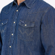 Рубашка джинсовая Wrangler Cowboy Cut Dark Denim