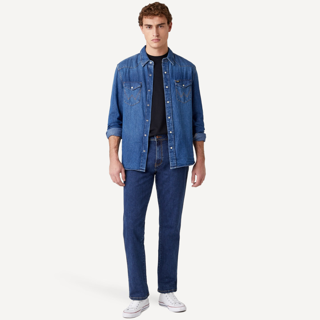Джинсы мужские WRANGLER TEXAS Darkstone