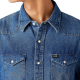 Рубашка джинсовая Wrangler Icons 27MW Western Shirt in 1year
