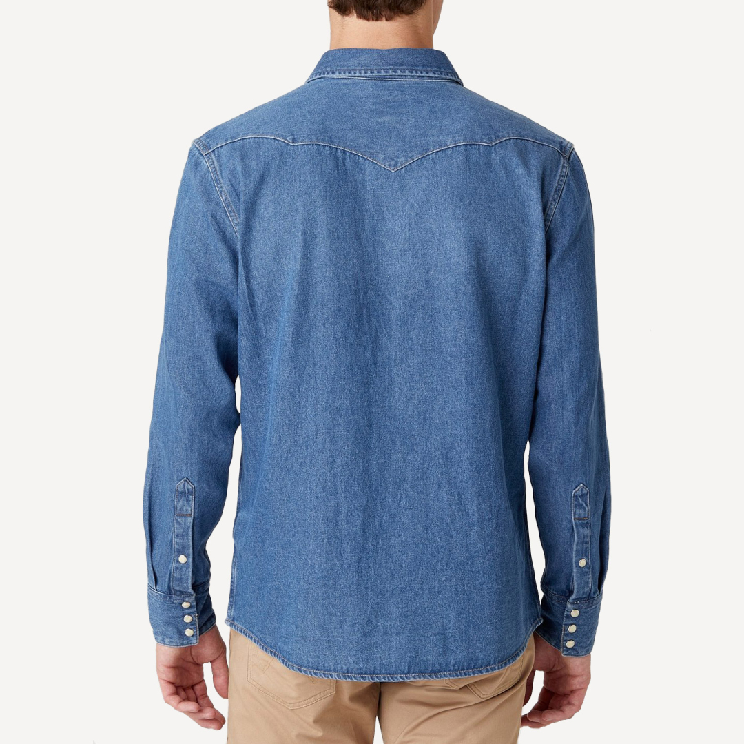 Рубашка джинсовая Wrangler Icons 27MW Western Shirt in 2 year