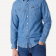 Рубашка джинсовая Wrangler Western Mid Stone