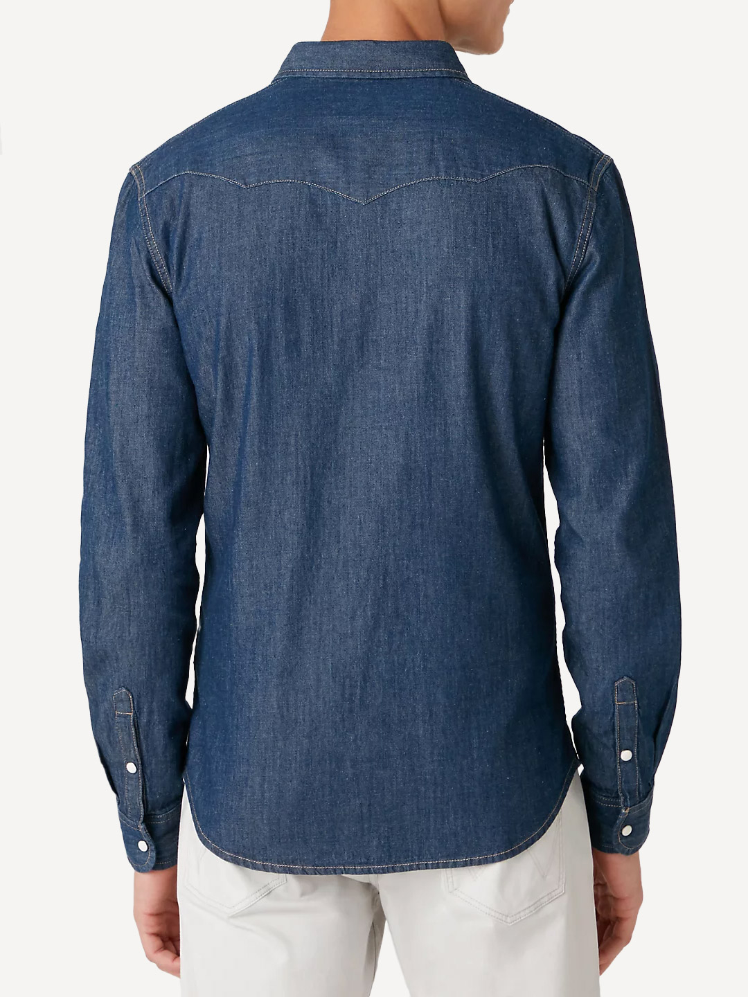 Рубашка джинсовая Wrangler Western Dark Stone