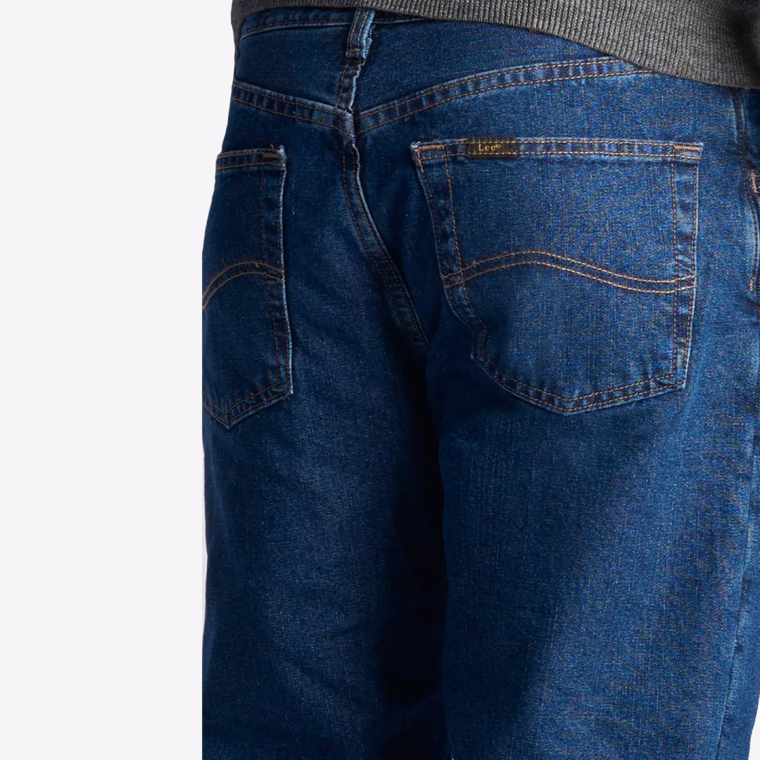 Джинсы мужские утепленные Lee Dark Wash