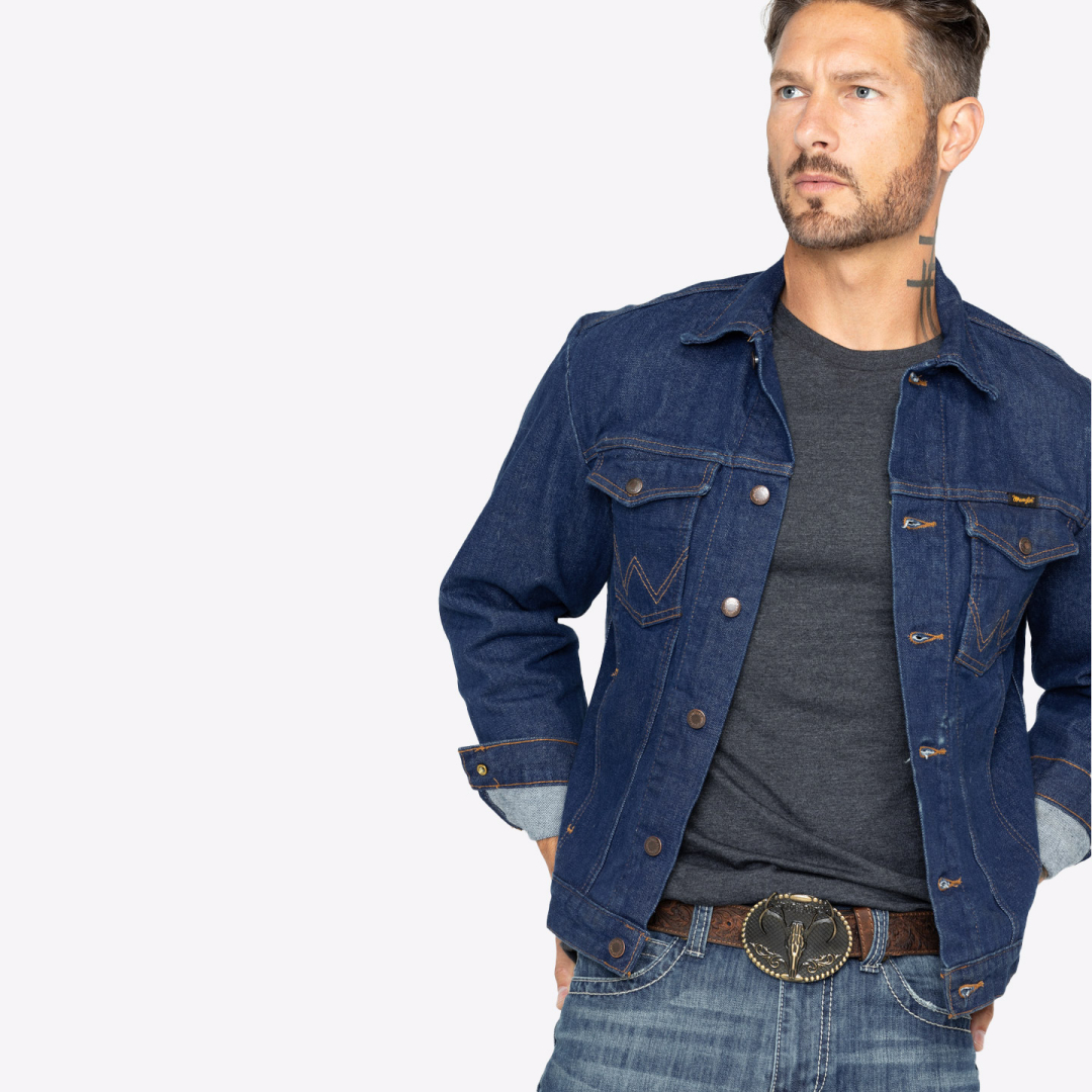 Куртка джинсовая  Wrangler Cowboy Cut Prewashed Denim
