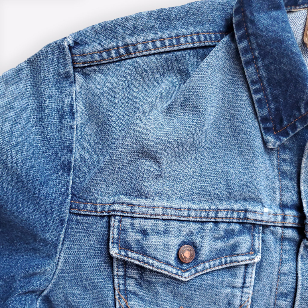 Куртка джинсовая Wrangler Cowboy Cut Faded Blue