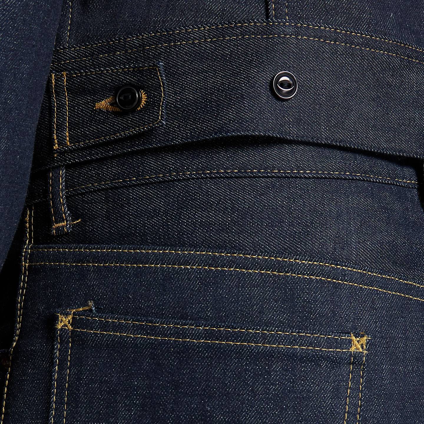 Lee selvedge cheap denim jacket