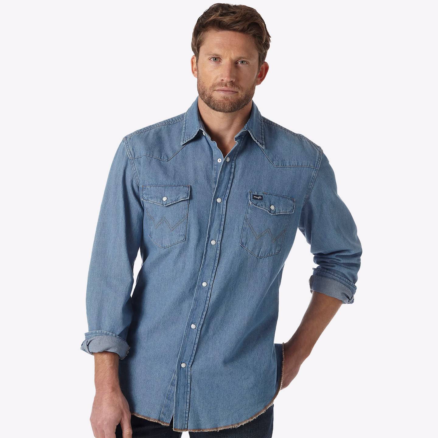 Wrangler cowboy cut shirt outlet