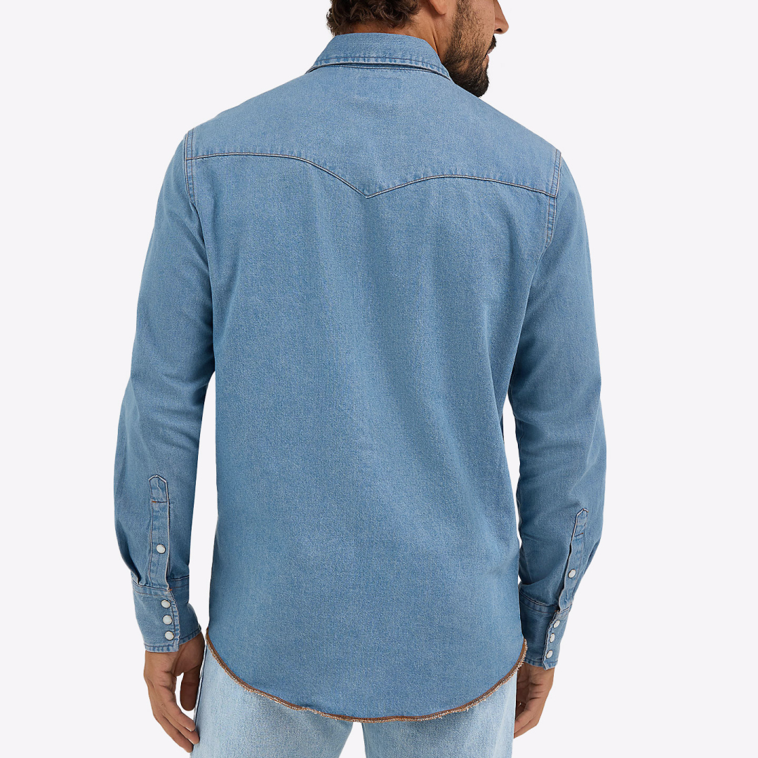 Рубашка джинсовая Wrangler Cowboy Cut Stonewash