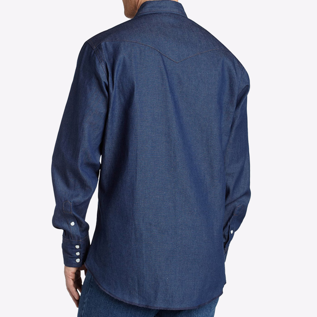 Рубашка джинсовая Wrangler Cowboy Cut Rigid Denim
