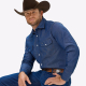 Рубашка джинсовая Wrangler Cowboy Cut Rigid Denim