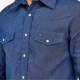 Рубашка джинсовая Wrangler Cowboy Cut Rigid Denim