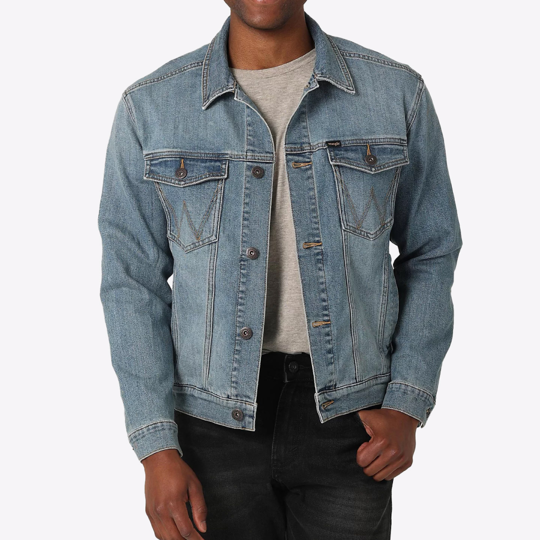 Куртка джинсовая  WRANGLER TRUCKER JACKET VINTAGE INDIGO