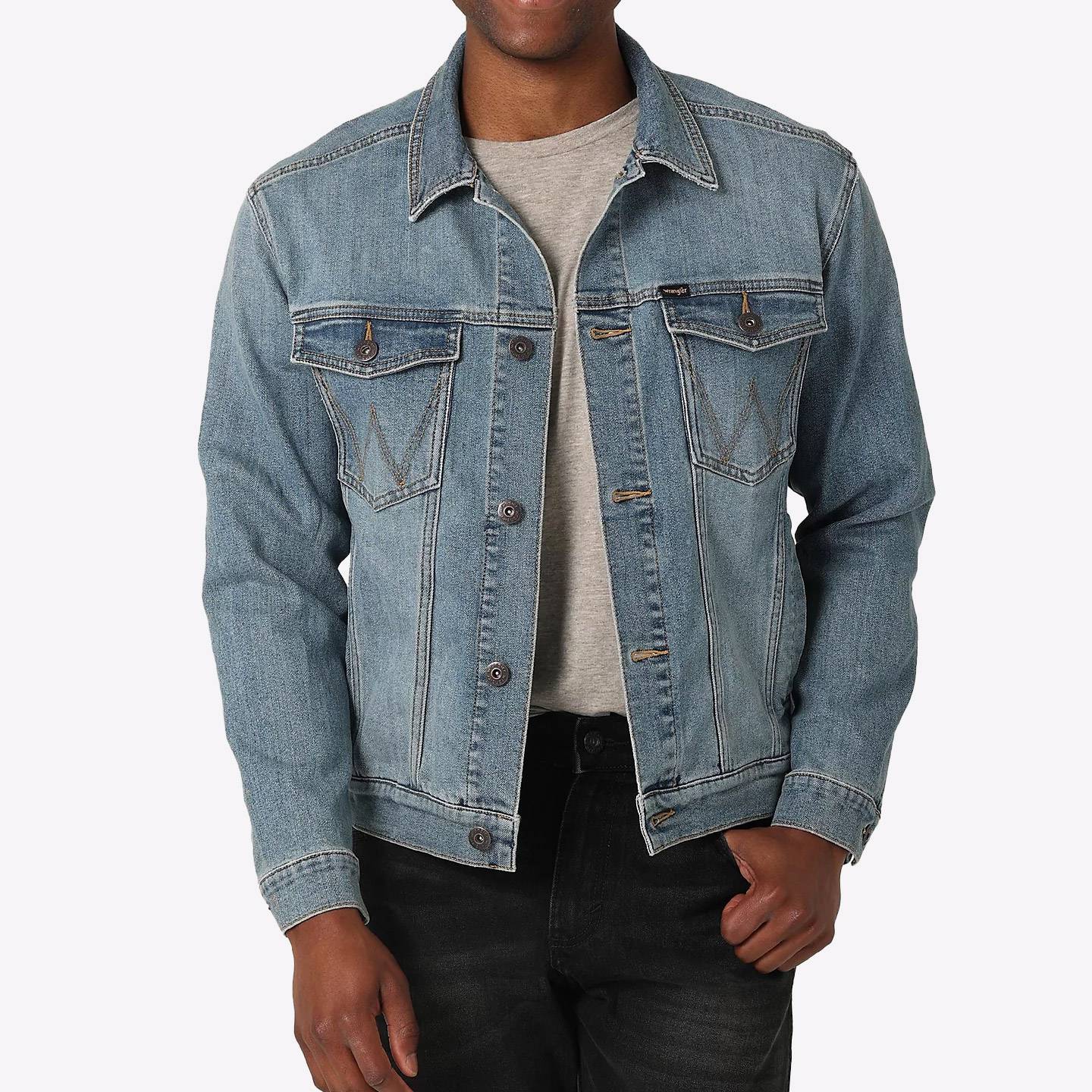 WRANGLER TRUCKER JACKET VINTAGE INDIGO JEANS123.ru
