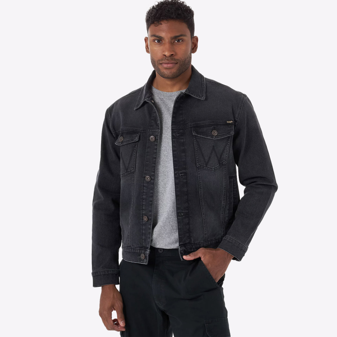 Куртка джинсовая  WRANGLER TRUCKER JACKET BLACK