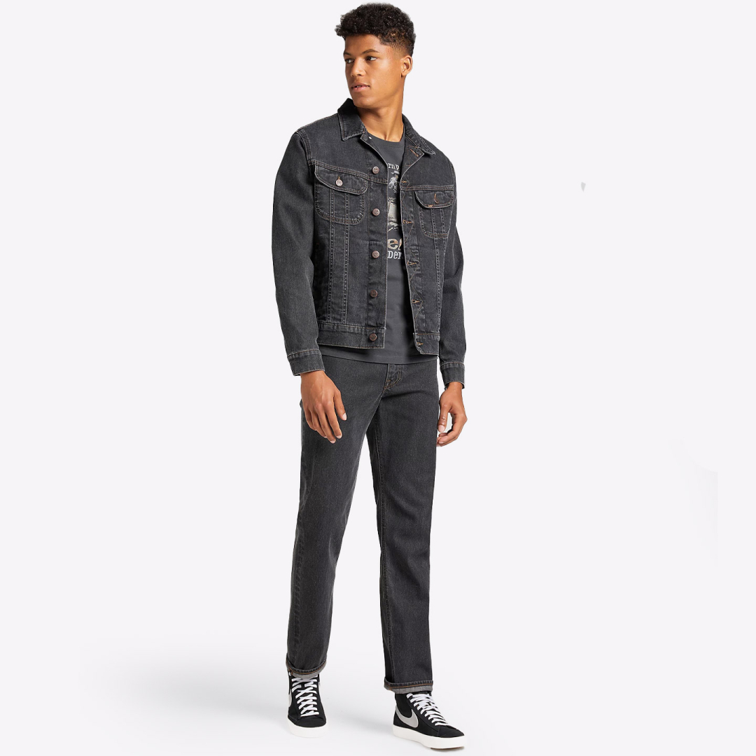 Куртка джинсовая LEE RIDER BLACK RINSE