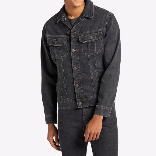 Куртка джинсовая LEE RIDER BLACK RINSE