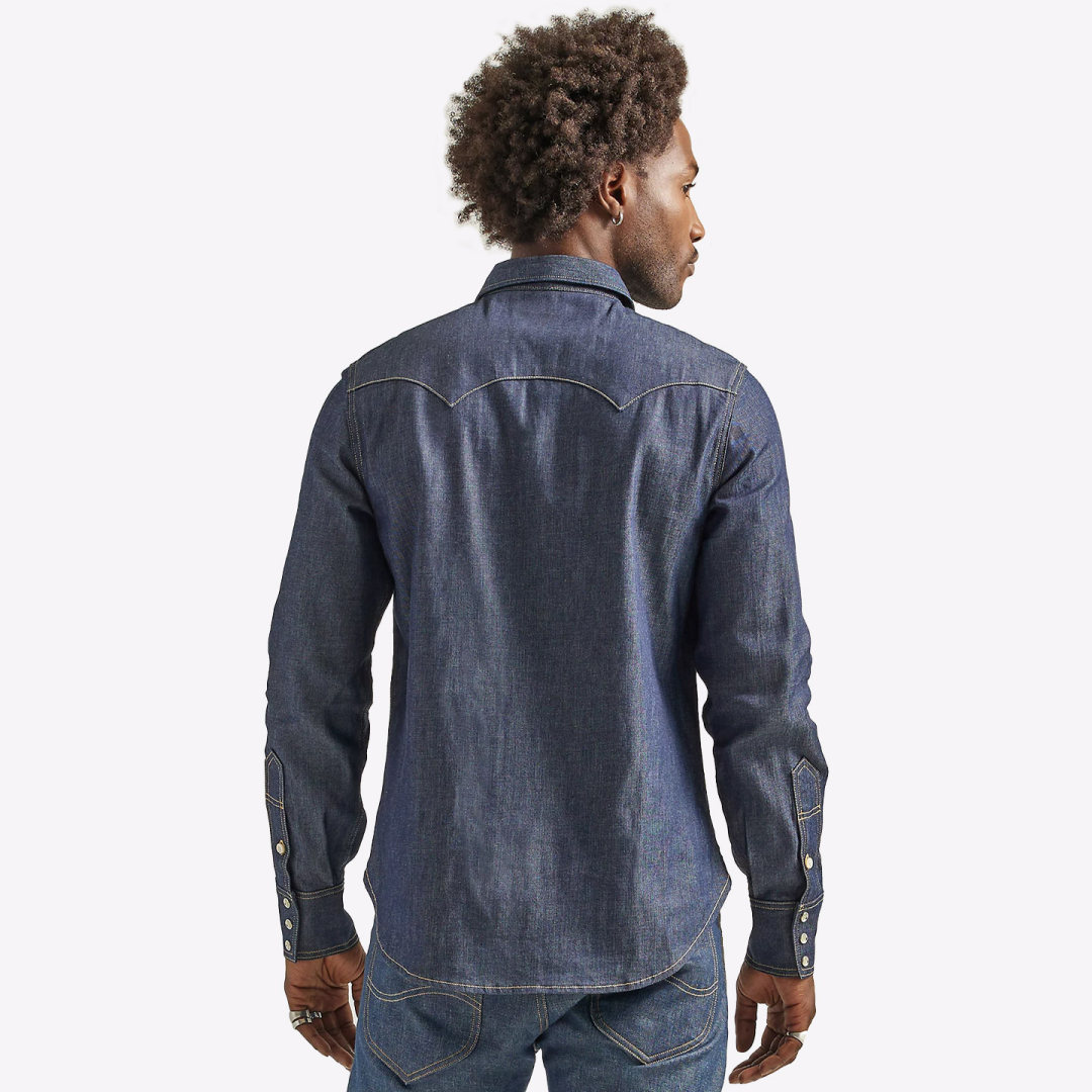 Рубашка джинсовая LEE 101 Western Dry Indigo