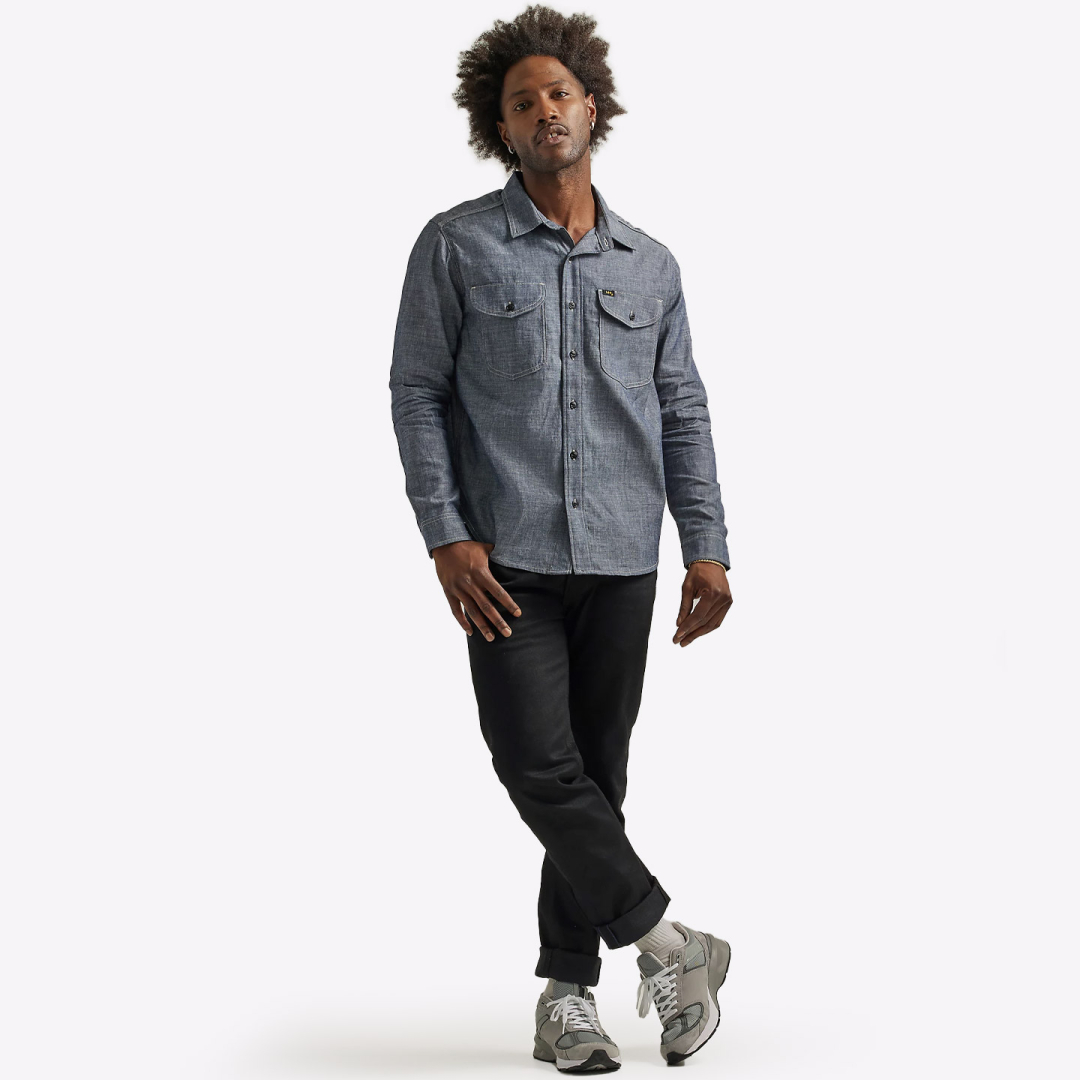 Рубашка LEE 101 70'S DENIM OVERSHIRT IN DRY