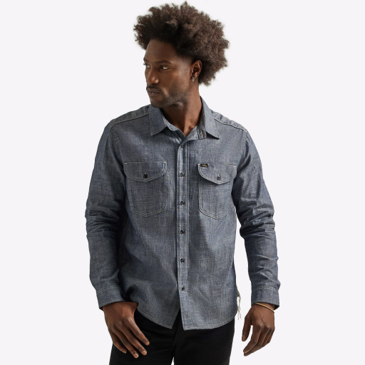 Рубашка LEE 101 70'S DENIM OVERSHIRT IN DRY