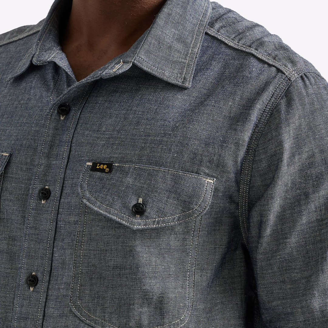Рубашка LEE 101 70'S DENIM OVERSHIRT IN DRY