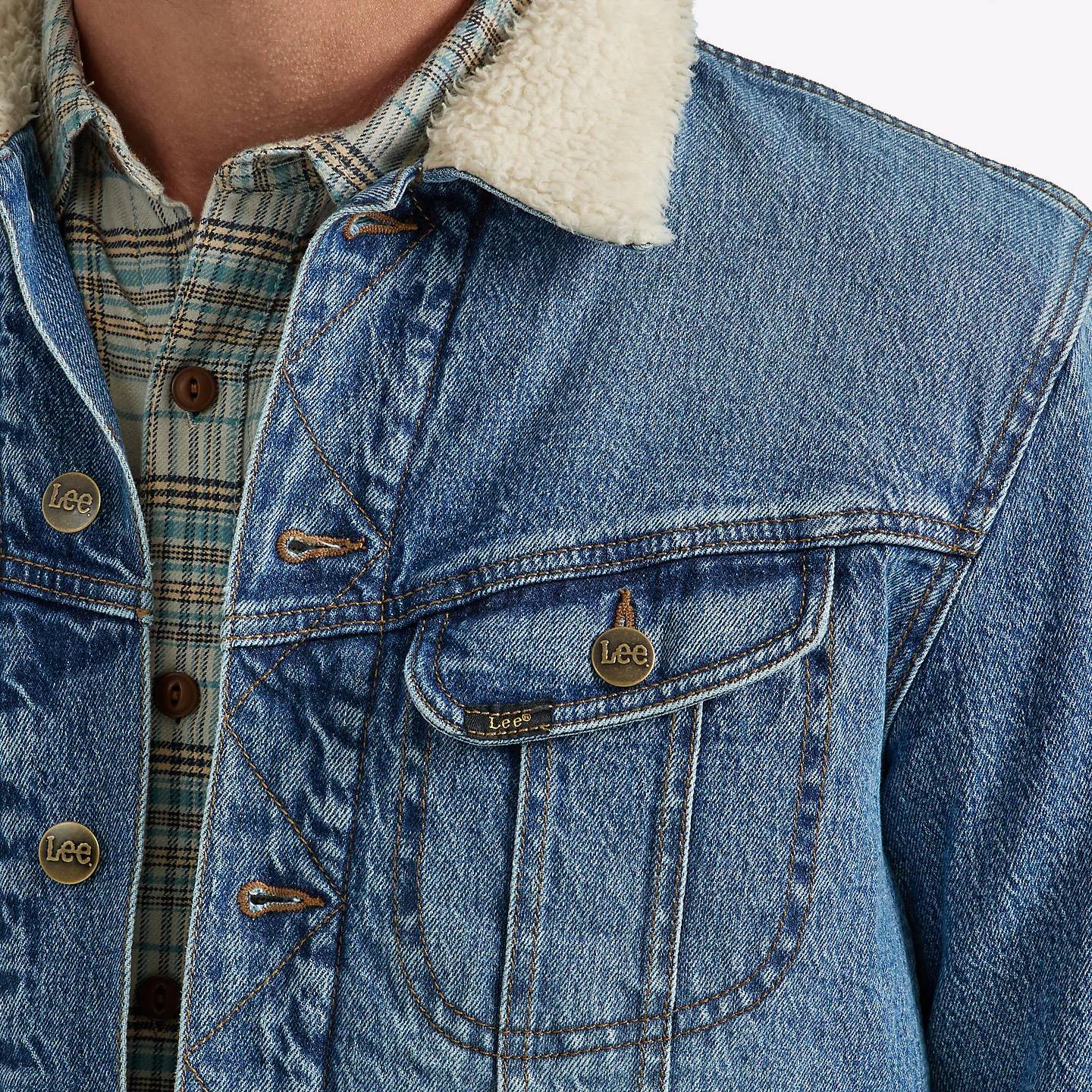 LEE Sherpa Lined Rider Jacket
